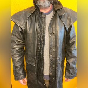 Velocity riding jacket heavy leather.